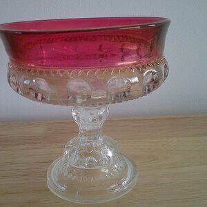 Indian Glass Candy Dish